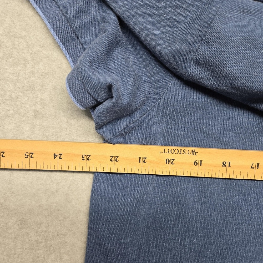 Polo Golf Ralph Lauren Polo Shirt Mens XL Blue Pro Fit Big Pony Casual Peru - Picture 14 of 16